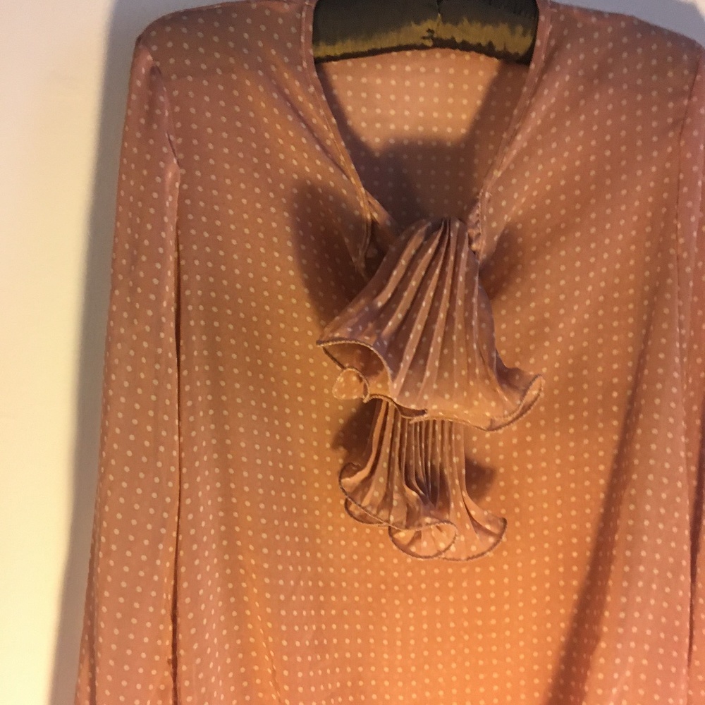 Adele Fado sheer pink blouse